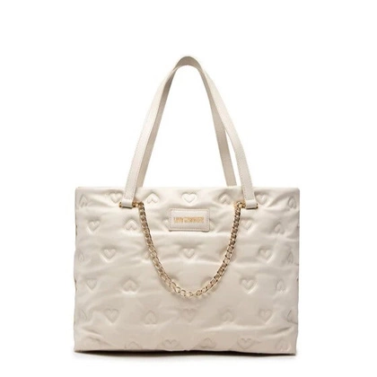 Torebka damska - LOVE MOSCHINO JC4042PP1FLD0000 BEŻOWA