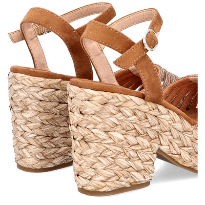 Sandały na platformie - LEJADE 3350 BRĄZOWE