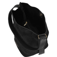 Torebka skórzana - TOSCANIO G100 CZARNY