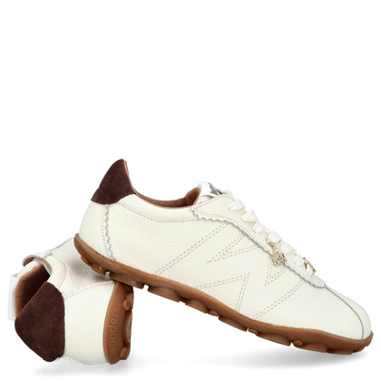 Hiszpańskie sneakersy premium - WONDERS AP-2103 BIAŁE