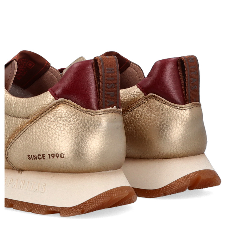 Hiszpańskie sneakersy damskie - HISPANITAS HI254312 ZŁOTE