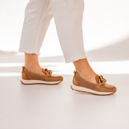 Hiszpańskie półbuty - HISPANITAS HV254065 BRĄZOWE