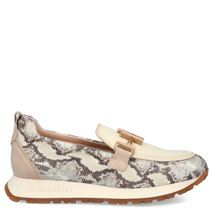 Hiszpańskie półbuty z klamrą - HISPANITAS PHV253919 BEŻOWE