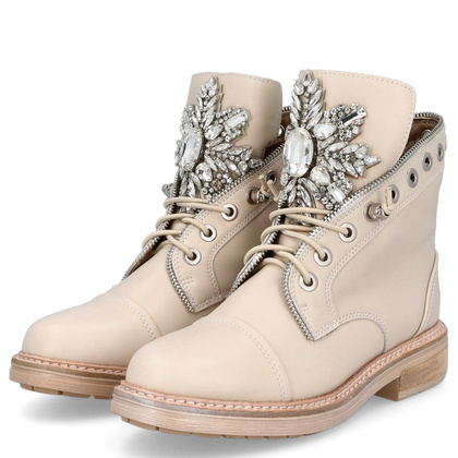 Hiszpańskie botki premium - ALMA EN PENA I240750 BEŻOWE