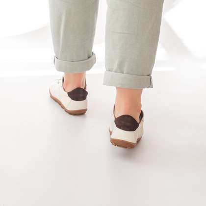 Hiszpańskie sneakersy premium - WONDERS AP-2103 BIAŁE