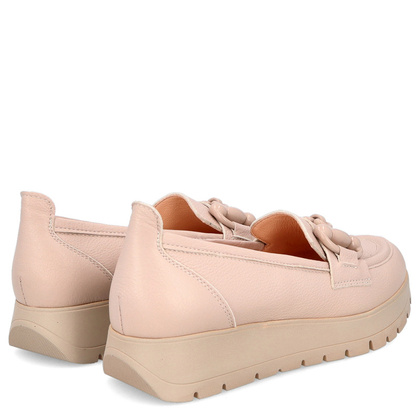 Półbuty z designerską ozdobą - TYMOTEO G1035 BEŻ