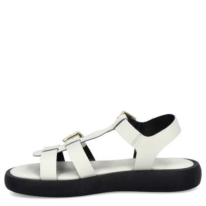 Hiszpańskie sandały - WONDERS AB-1012 KREMOWE