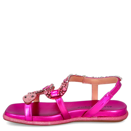 Eleganckie hiszpańskie sandały - ALMA EN PENA V240840 FUKSJA