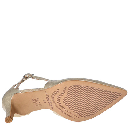 Eleganckie szpilki ślubne - KOTYL 3703 ZŁOTY LICO