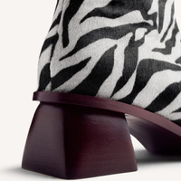 Botki z motywem zwierzęcym - GIOSEPPO 776872 ZEBRA