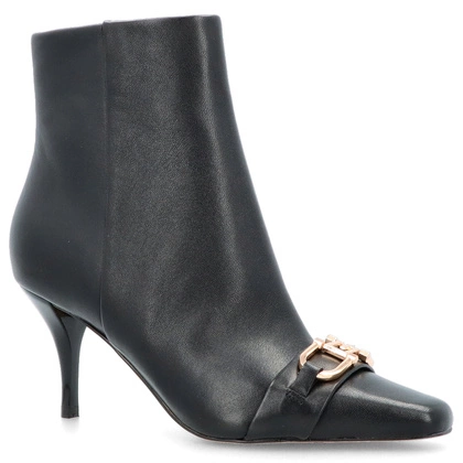 Botki na szpilce premium - GUESS SILENE FL8SILLEA10 CZARNE