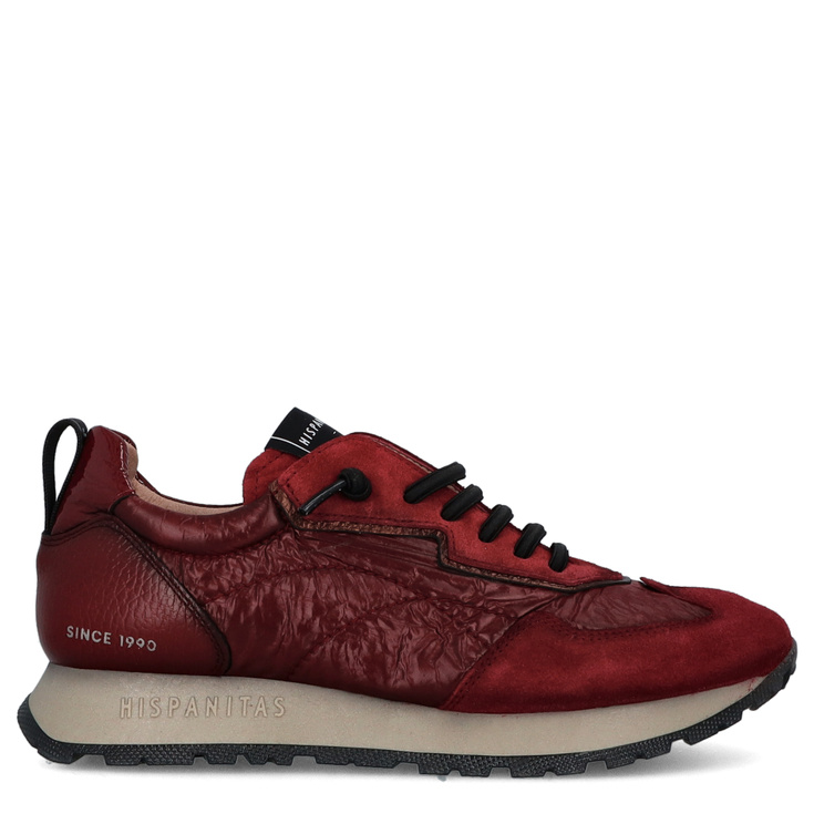 Hiszpańskie sneakersy damskie - HISPANITAS HI254209 BORDOWE