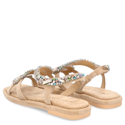 Eleganckie hiszpańskie sandały - ALMA EN PENA V240822 BEŻOWE