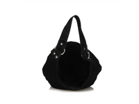 Torebka skórzana worek - TOSCANIO A284 CZARNY