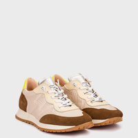 Hiszpańskie sneakersy premium - WONDERS A-4802 BEŻOWE