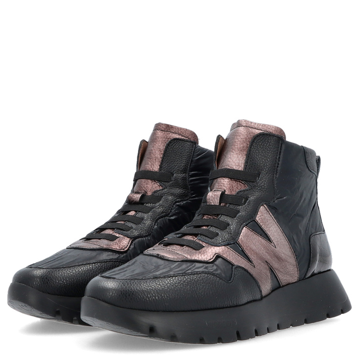 ZESTAW BUTY I TOREBKA - WONDERS A-2493 WB-54025 CZARNY