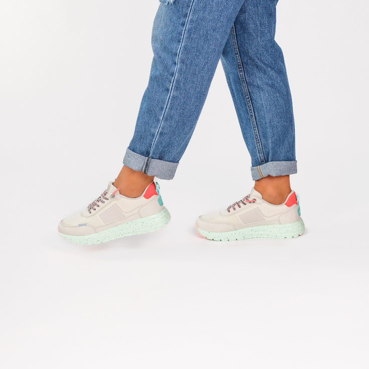 Lekkie sneakersy damskie - HEY DUDE SIROCCO ALTA W FRIENDSHIP LACE 43155 SZARE