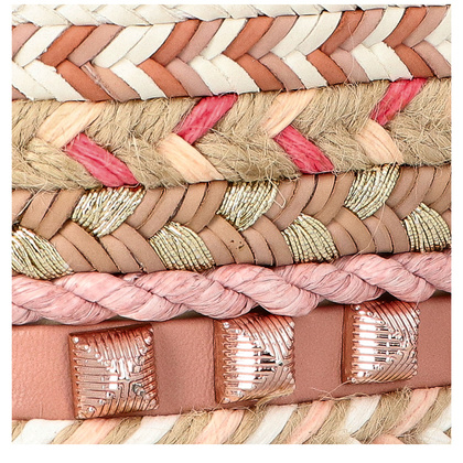 Sandałki na koturnie - ALMA EN PENA V22230 RÓŻOWE