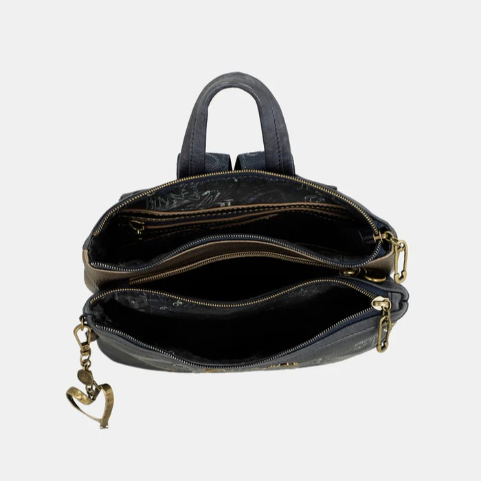 Kwadratowy plecak damski - ANEKKE MADEMOISELLE BOUTIQUE 41855-233