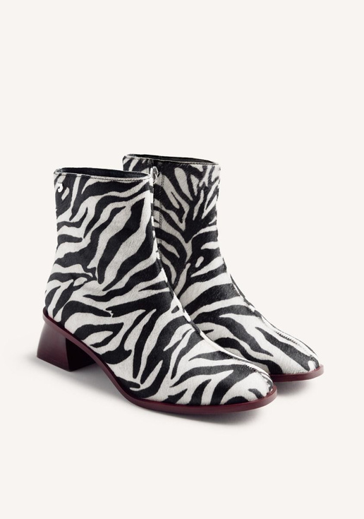 Botki z motywem zwierzęcym - GIOSEPPO 776872 ZEBRA