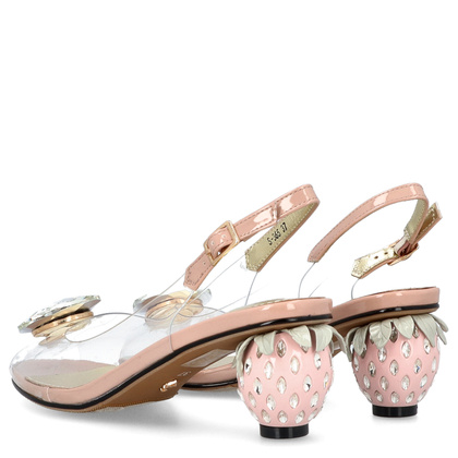 Sandały silikonowe - SCAVIOLA S-365 RÓŻOWE