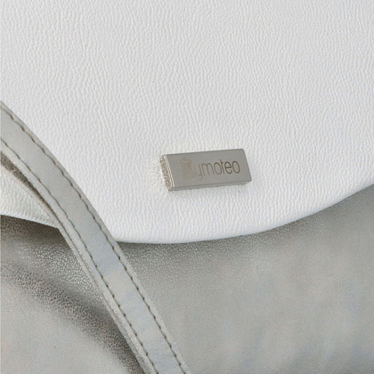 Wizytowa kopertówka - TYMOTEO 06 PRZECIERANY SREBRNY