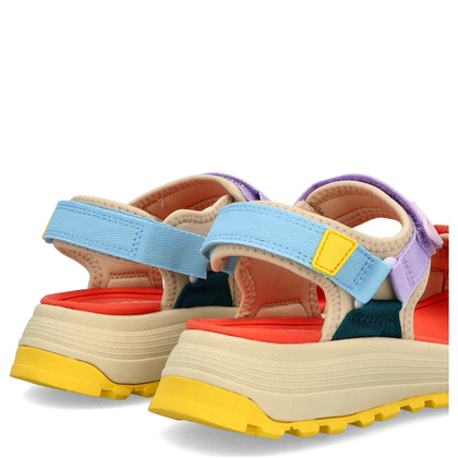 Damskie sandały zapinane na rzep - GIOSEPPO 75535 KOLOROWE