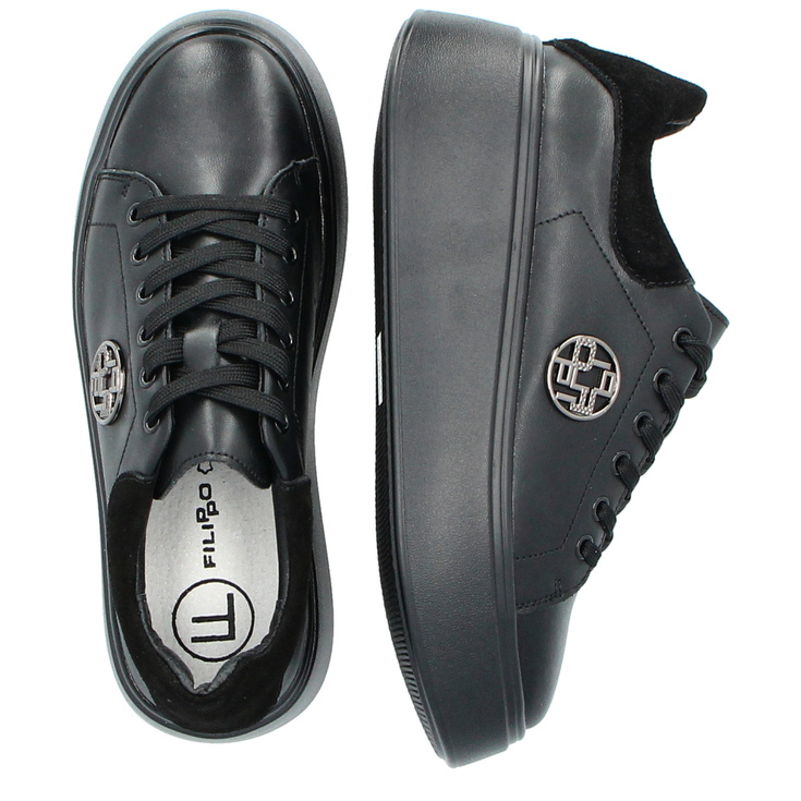 Sportowe buty damskie - FILIPPO DP6058/25 CZARNE