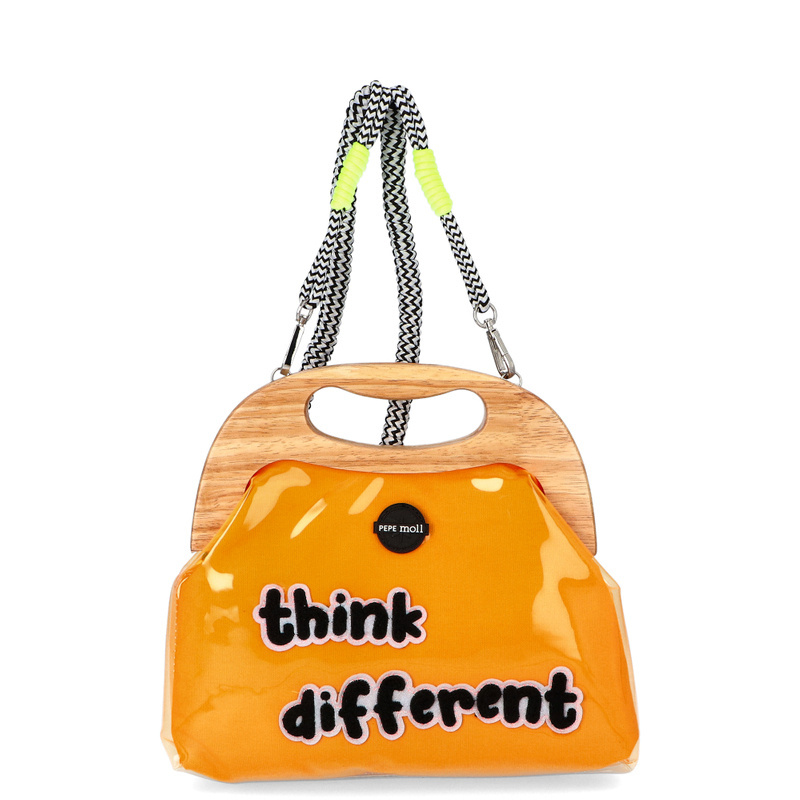 Neonowa torebka damska - PEPE MOLL 36155 POMARAŃCZ