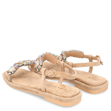 Hiszpańskie sandały - ALMA EN PENA V240823 BEŻ