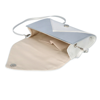 Wieczorowa kopertówka - TYMOTEO 122 SREBRNA