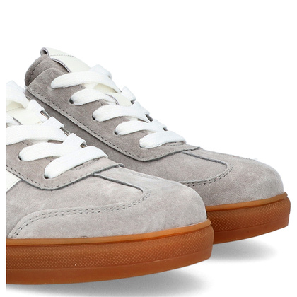 Damskie trampki ze skóry - FILIPPO DP6742/25 SZARE