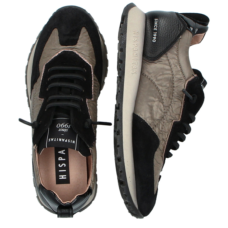 Hiszpańskie sneakersy damskie - HISPANITAS HI254209 CZARNE