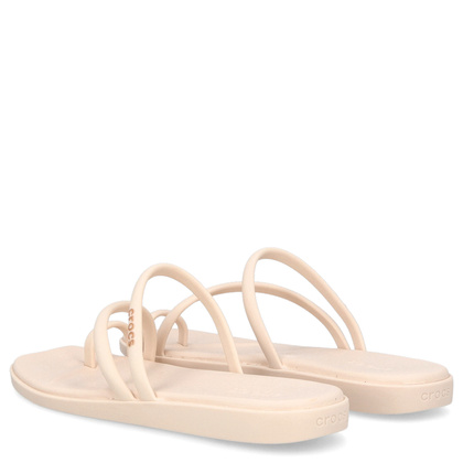 Klapki damskie - CROCS MIAMI TOE LOOP SANDAL W 209862 BEŻOWE