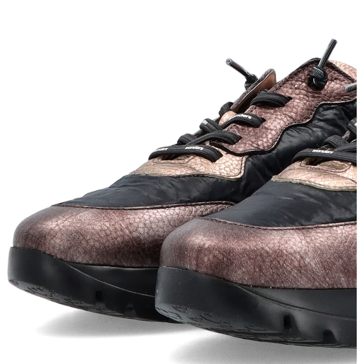 Hiszpańskie sneakersy premium - WONDERS A-2491 METALICZNE