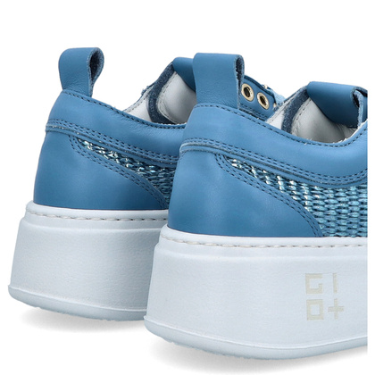 Sneakersy damskie premium - GIO+ PIA350B NIEBIESKIE