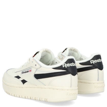 Sneakersy damskie - REEBOK CLUB C DOUBLE REVENGE H04190 BIALO-CZARNE