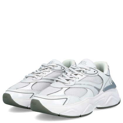 Sneakersy damskie - KARL LAGERFELD KOMET KL65624 41S BIAŁE