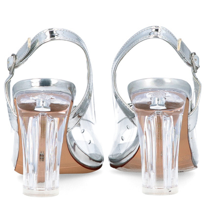 Sandały silikonowe - SCAVIOLA S-97 SREBRNE