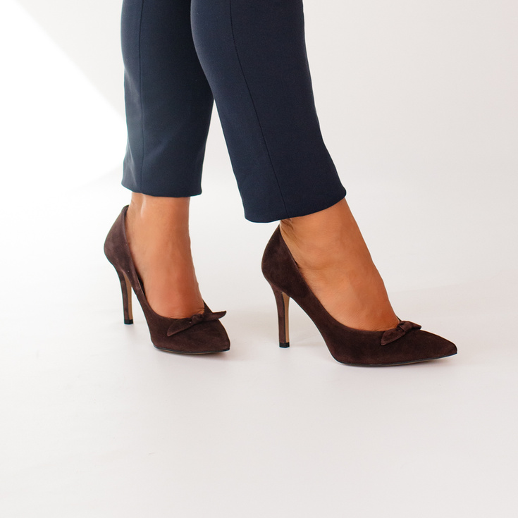 ZESTAW BUTY + TOREBKA - KOTYL 8519 TOSCANIO G141 BRĄZOWY