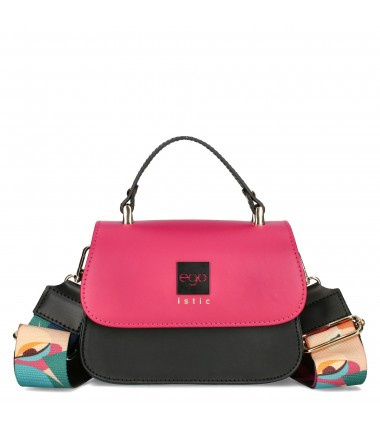 Torebka kuferek ze skóry - EGO ES-S0216 MULTIKOLOR