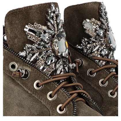 Hiszpańskie botki premium - ALMA EN PENA I240750 KHAKI