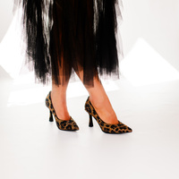 Hiszpańskie szpilki z cyrkoniami - ALMA EN PENA I250403 PANTERKA