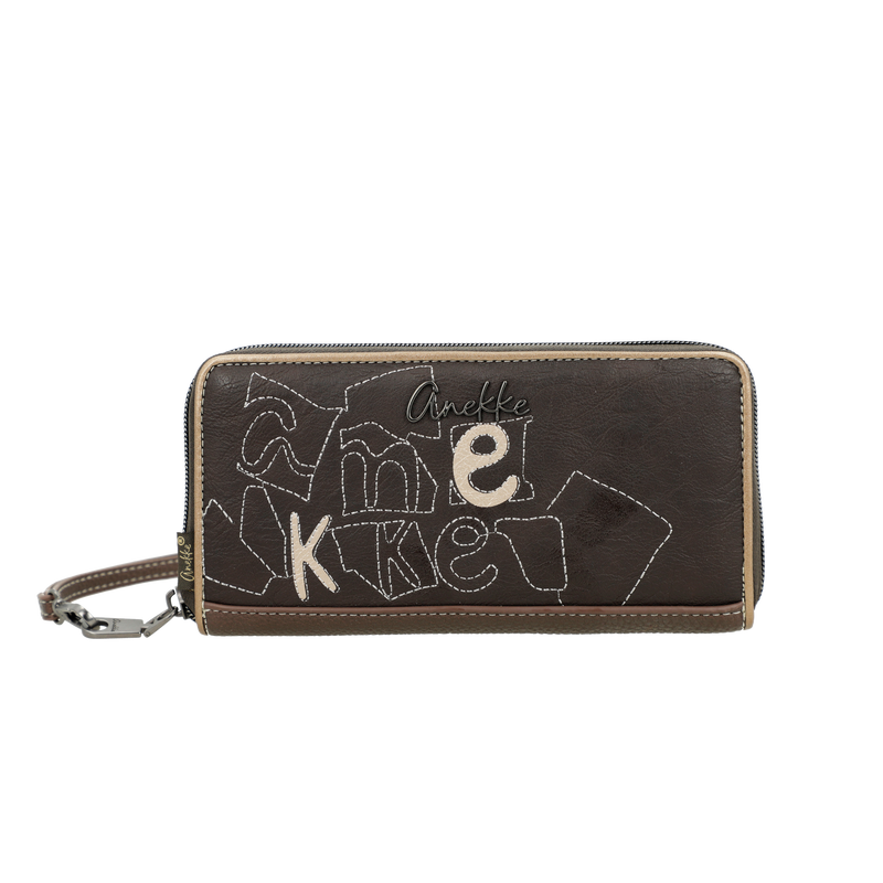 Duży portfel damski z blokadą RFID - ANEKKE MUSE BLOOM 42729-908