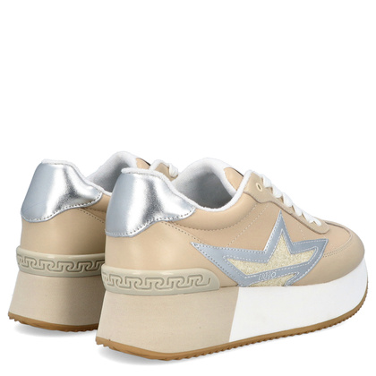 Sneakersy premium - LIU JO DREAMY 03 BF4039 PX527 BEŻOWE