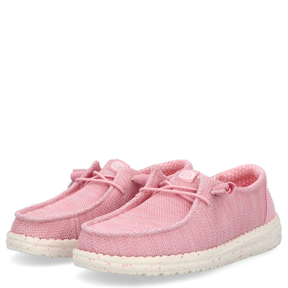 Lekkie półbuty damskie - HEY DUDE WENDY STRETCH SOX 41878 RÓŻOWE