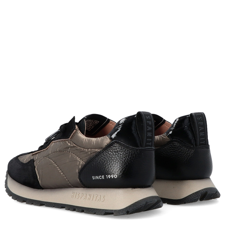 Hiszpańskie sneakersy damskie - HISPANITAS HI254209 CZARNE
