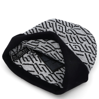 Czapka męska - GUESS M3BZ16Z2PN0-FJ1R SZARA