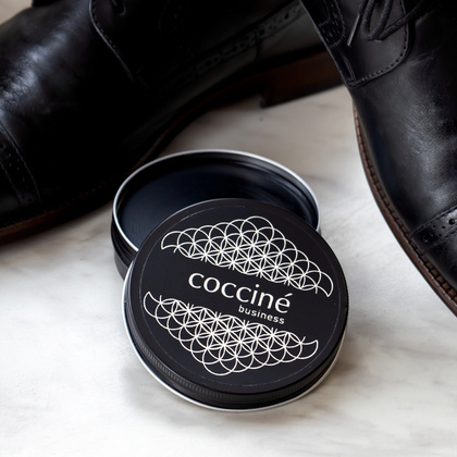 COCCINE BUSINESS SHOE WAX - Czarna pasta do butów