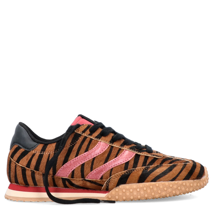 Hiszpańskie sneakersy damskie - GIOSEPPO 77010 BRĄZOWE
